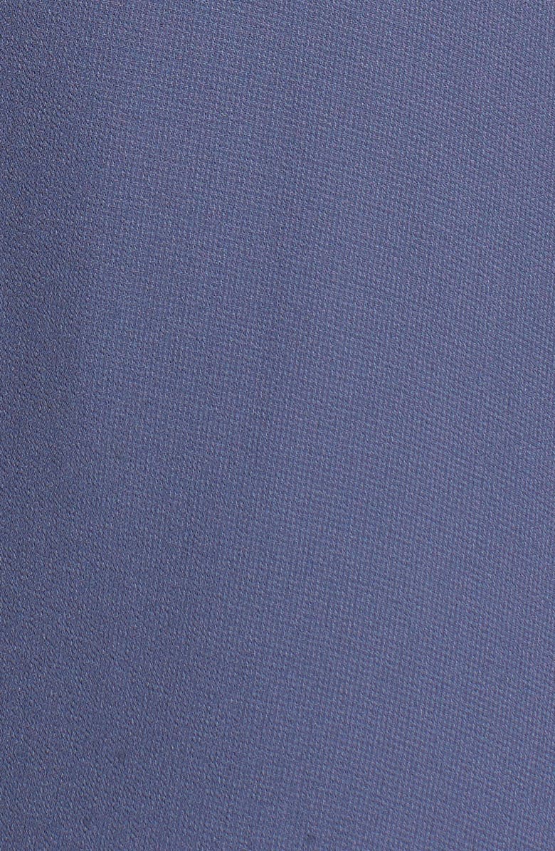 Lulus Lace-Up Back Chiffon Gown, Alternate, color, 