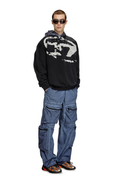 Diesel Fleece Sweatshirt With F