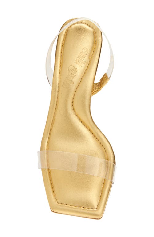 Shop Cult Gaia Gracie Sandal In Clear/gold