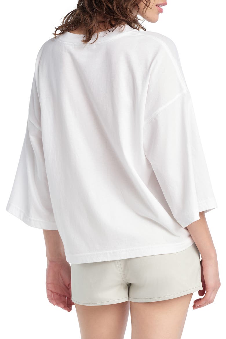 The Over It Organic Cotton Tee, Alternate, color, WHITE