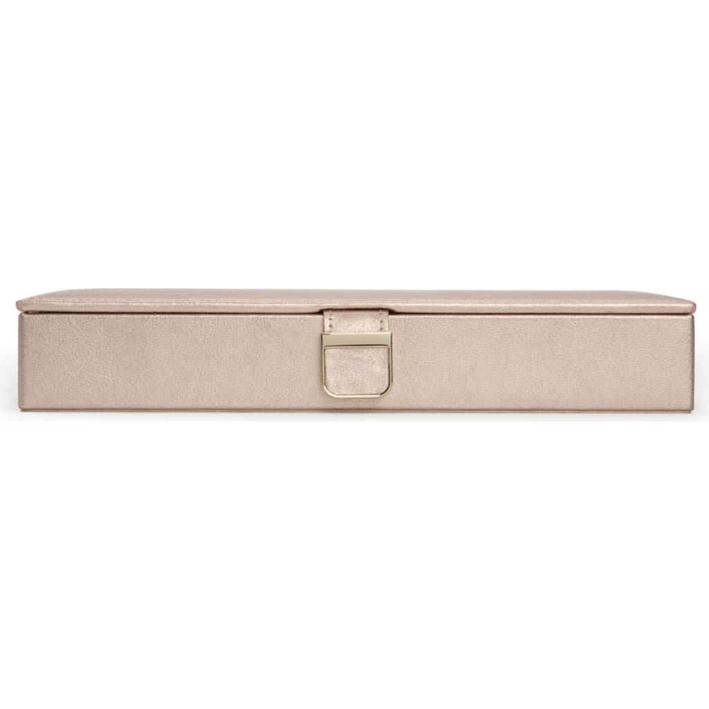 Wolf Palermo Safe Deposit Jewelry Box - Metallic In Rose Gold