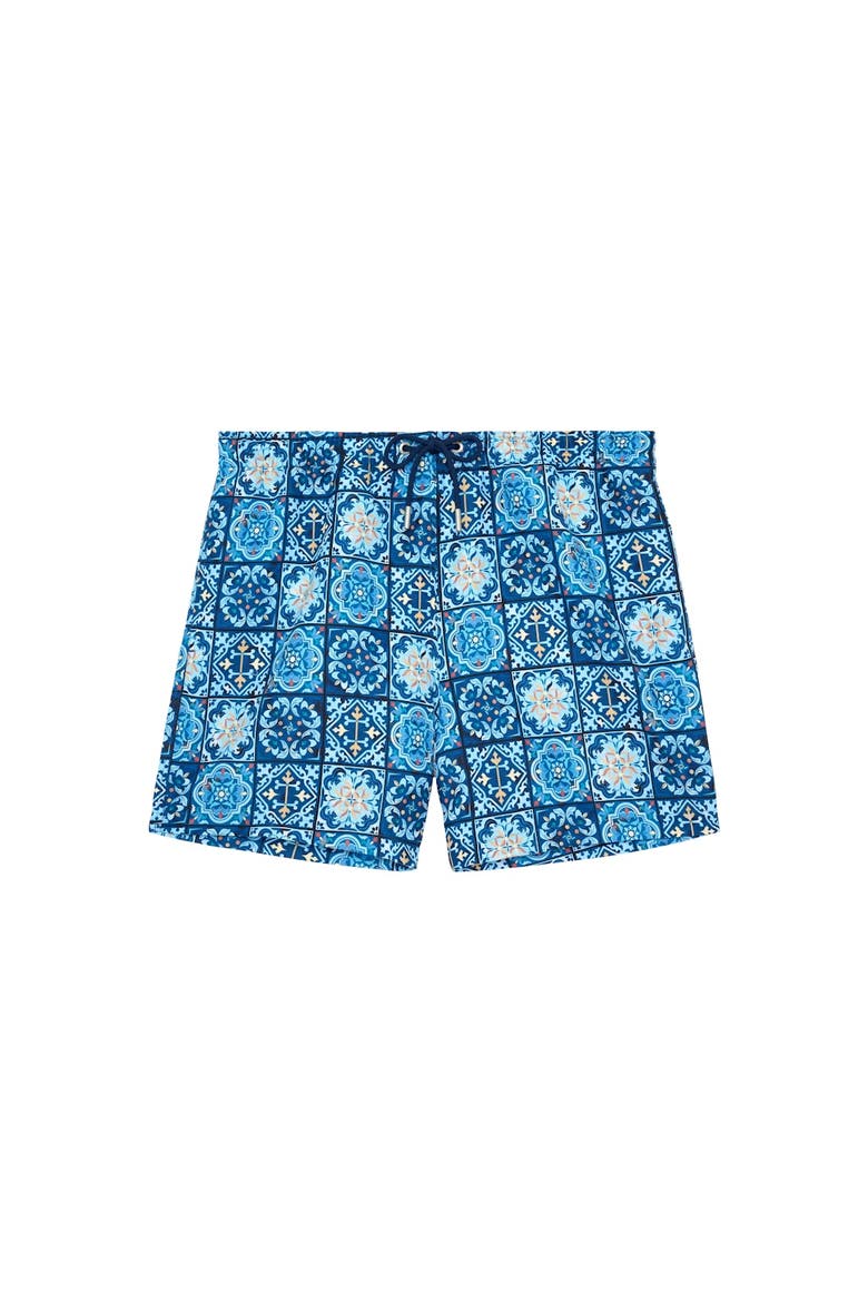 Maiolica Beach Boxer, Main, color, Blue Print