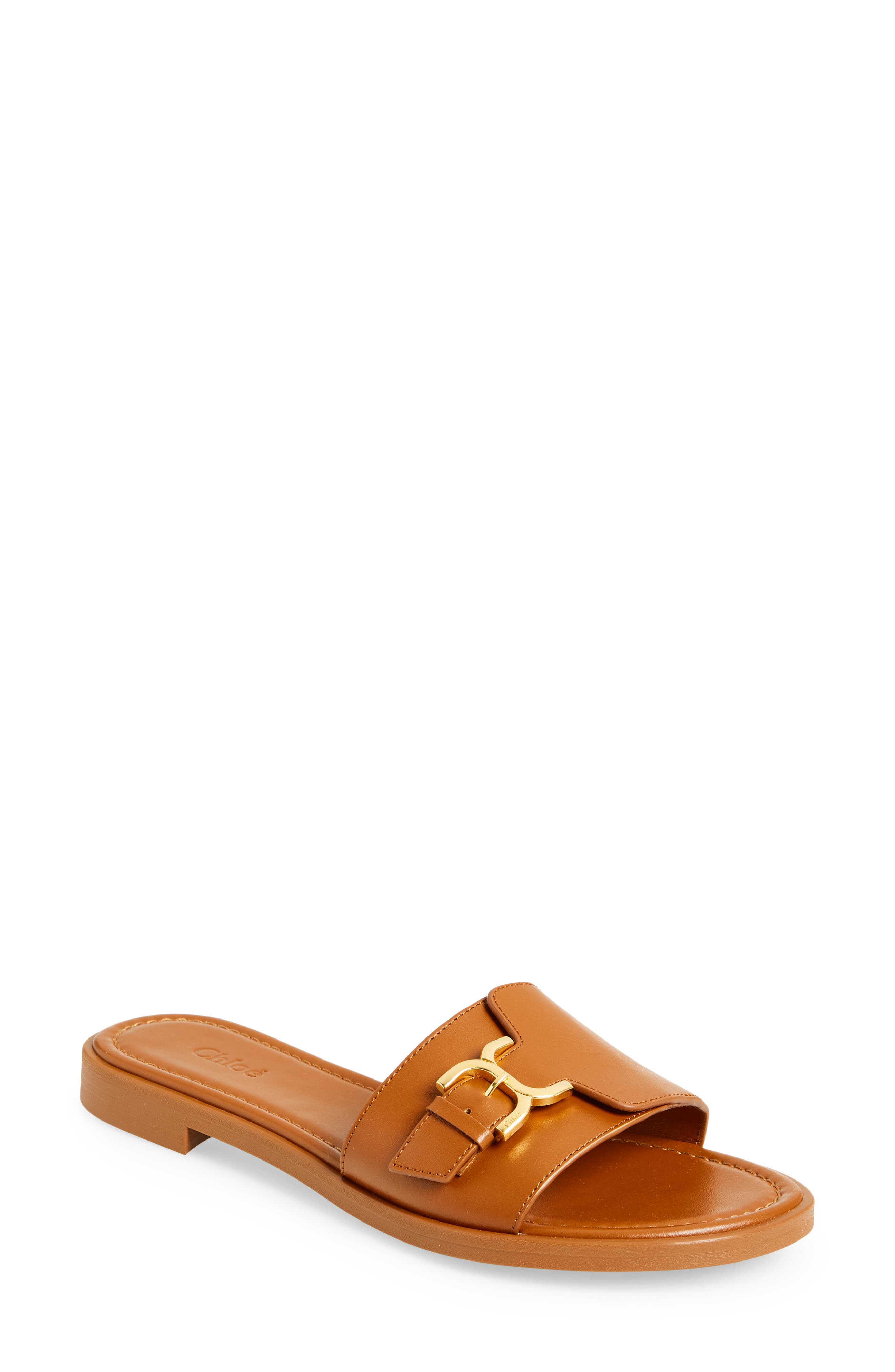 Marcie Slide Sandal, Main, color, CARAMELLO
