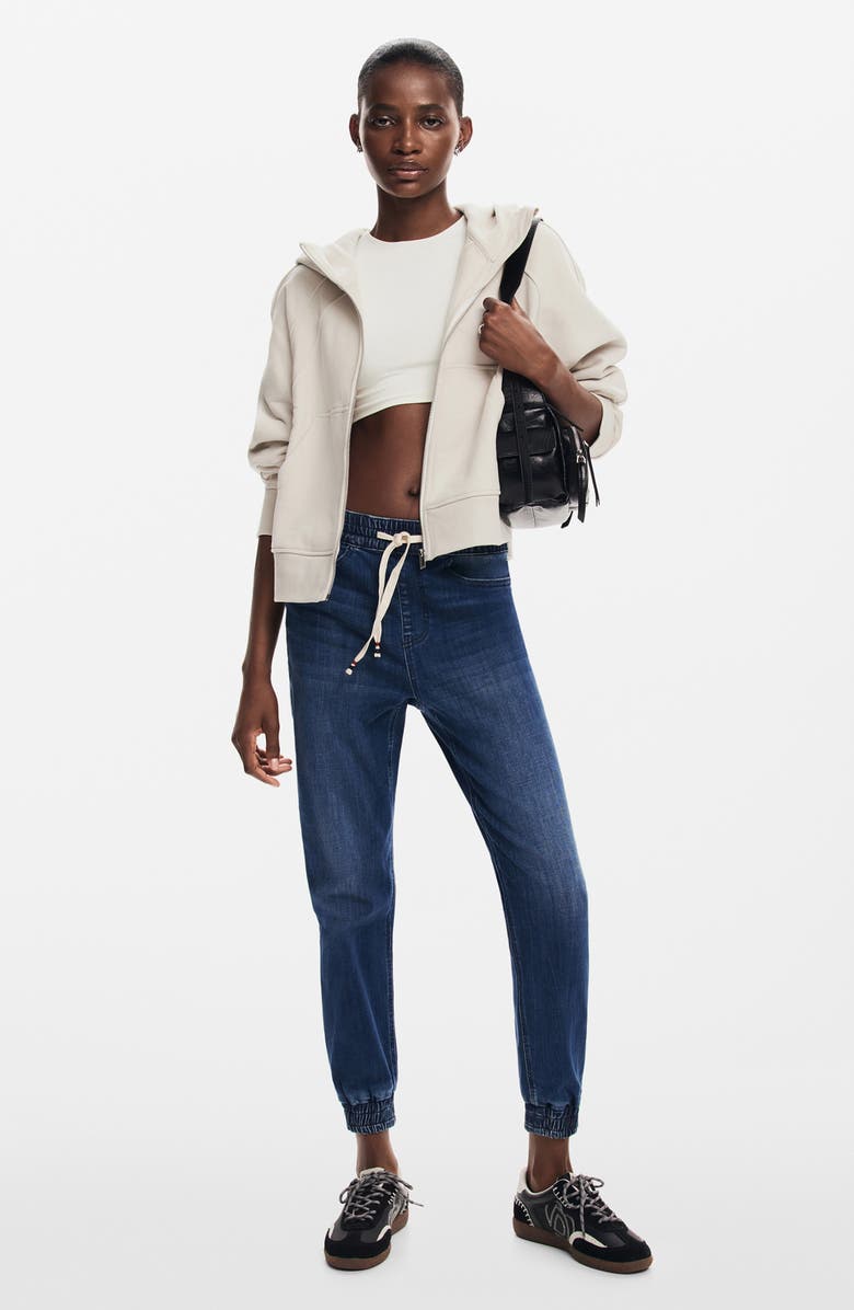 Desigual Abigail Skinny Denim Joggers, Alternate, color, 