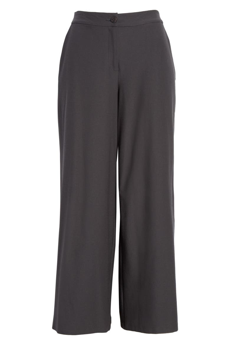 High Waist Ankle Pants, Alternate, color, CHARCOAL