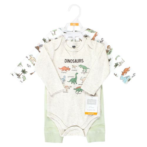 Hudson Baby Cotton Bodysuit And Pant Set In Multi