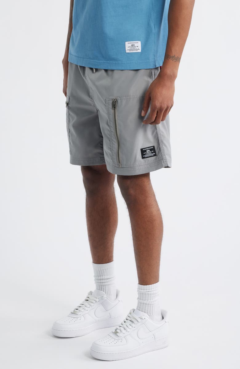Alpha Industries 27P Mod Drawstring Cargo Shorts, Alternate, color, 