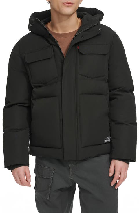 Water Resistant Hooded Quilted Puffer Jacket