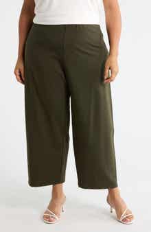 Eileen Fisher Straight Leg Cropped Pants