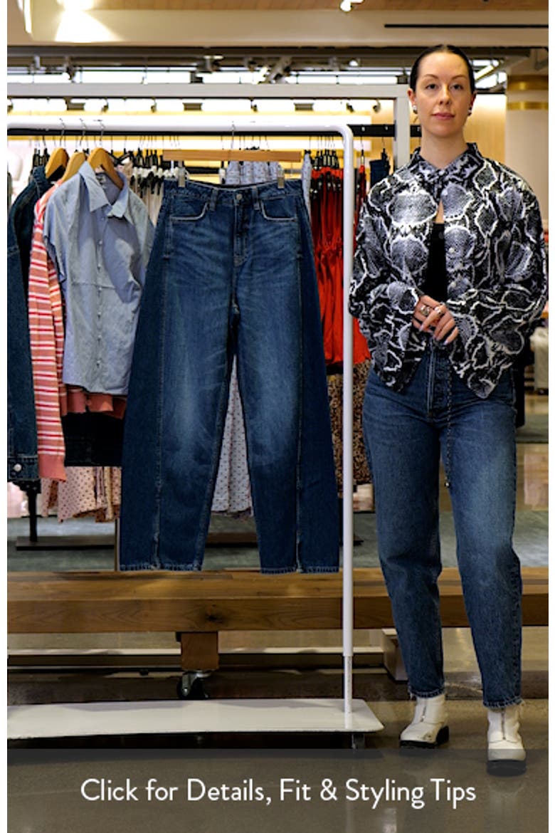 Split Hem Balloon Leg Jeans video