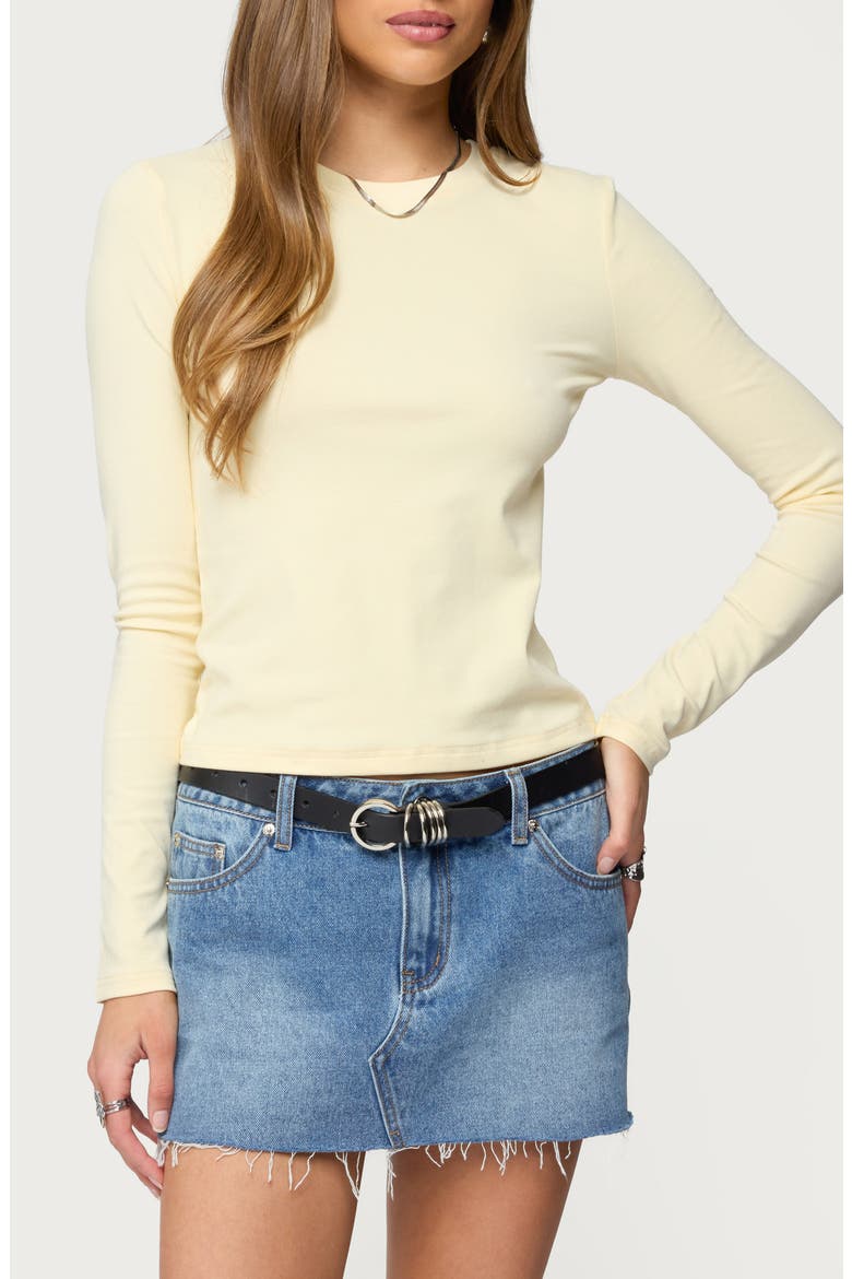 Kiyan Long Sleeve T-Shirt, Main, color, YELLOW