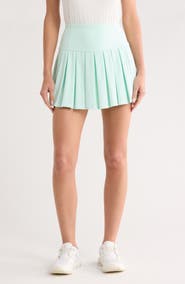 DKNY Court Piqué Pleated Tennis Skort