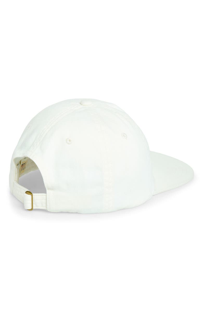 Faherty Pigment Dyed Baseball Cap, Alternate, color, Egret