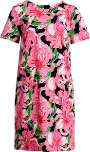 Lilly Pulitzer® Mattison Floral Cotton Blend Shift Dress