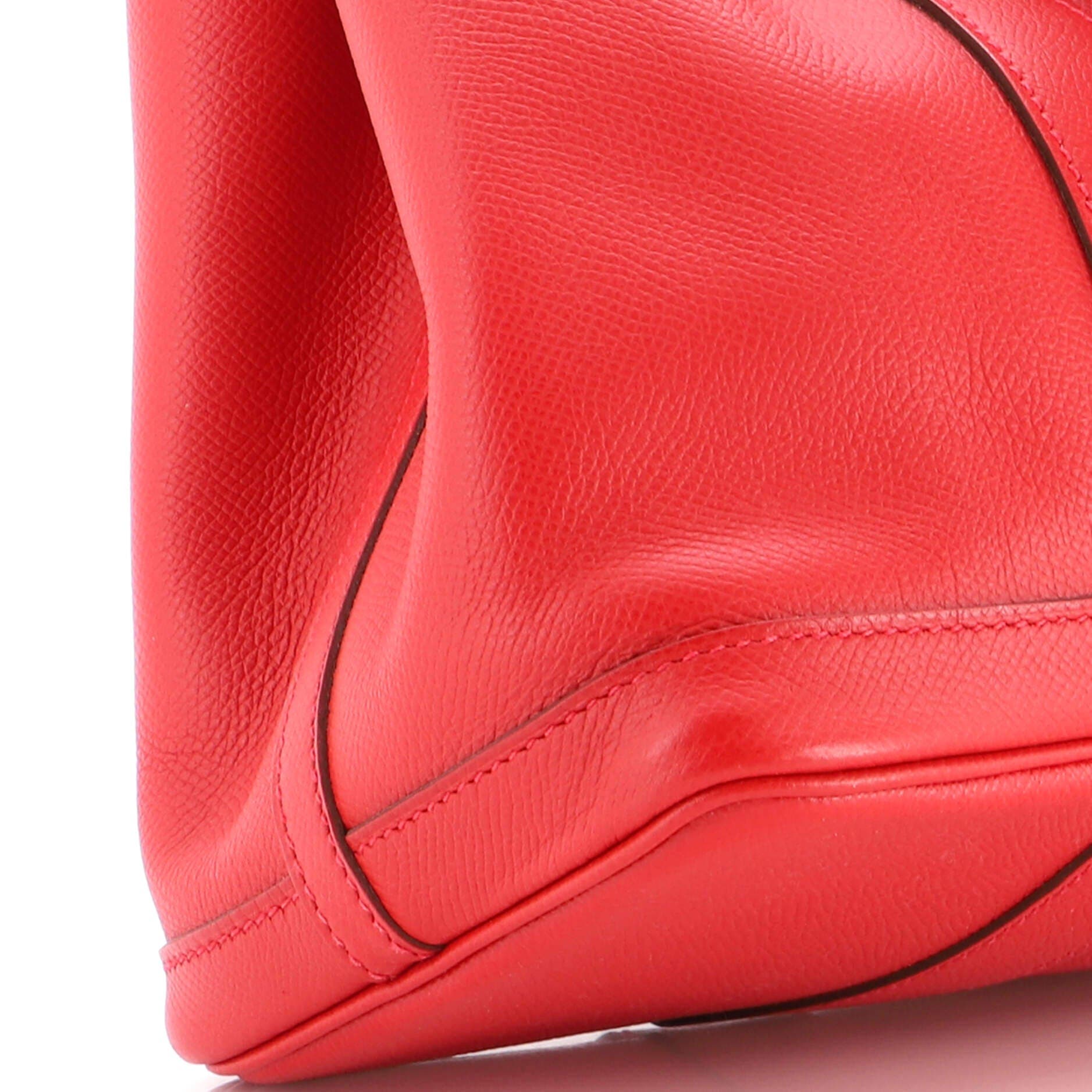 Garden Party Tote Leather 30, Alternate, color, Red
