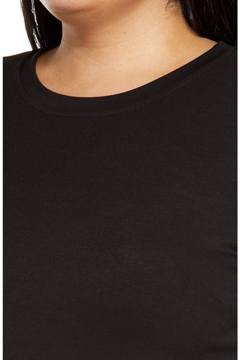 Crewneck T-Shirt, Alternate, color, RICH BLACK