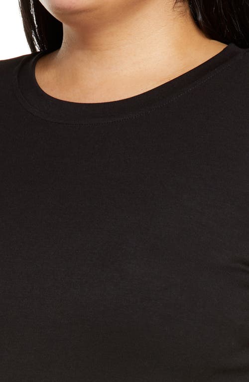 Vince Camuto Crewneck T-shirt In Black