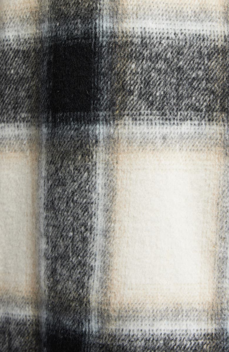 RtA Parlan Circuit Board Graphic Plaid Shacket, Alternate, color, Ivory Cross Circuit Board