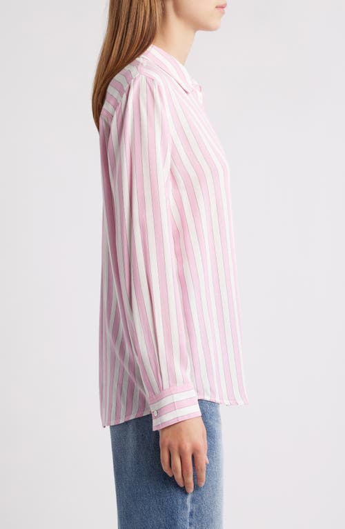 Rails Wren Stripe Button-up Shirt In Rose Bloom Stripe