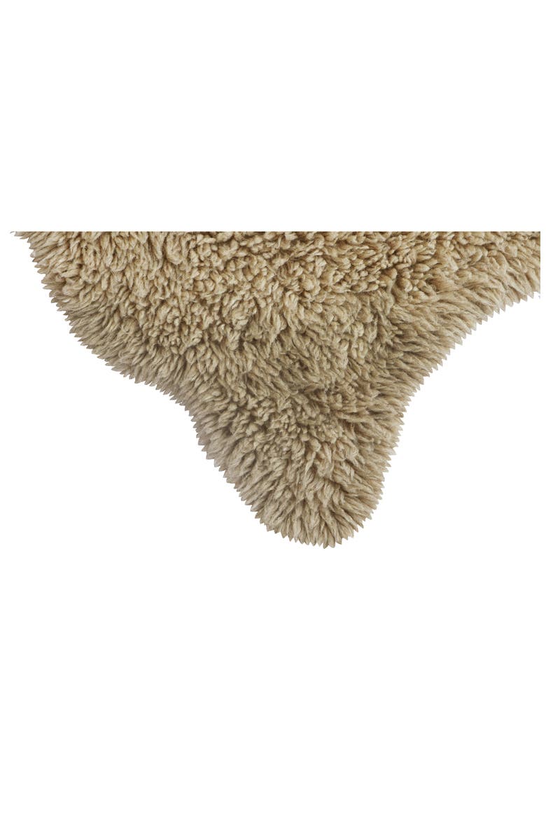 Woolly Woolable Washable Wool Rug, Alternate, color, BEIGE
