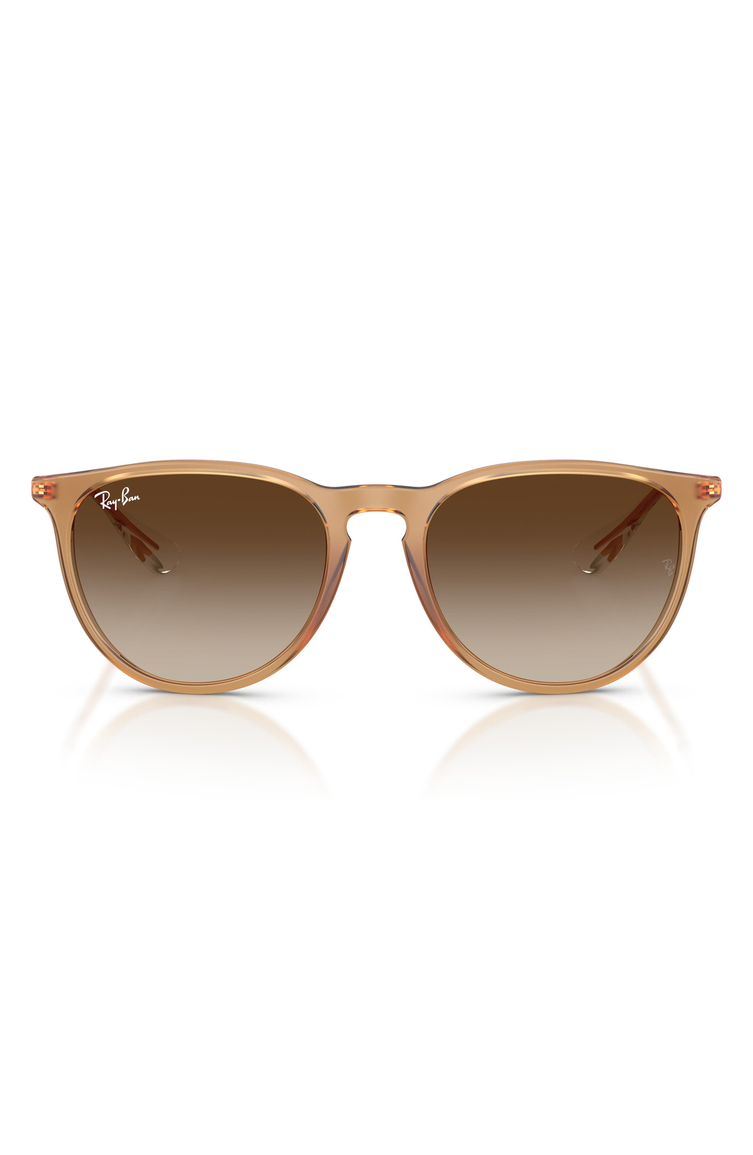 Ray-Ban Phantos 57mm Polarized Gradient Round Sunglasses