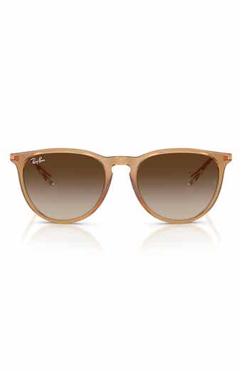 Ray-Ban Phantos 57mm Polarized Gradient Round Sunglasses