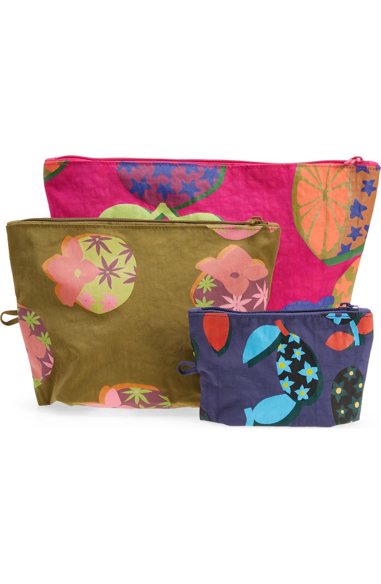 Baggu 3-Piece Go Pouch Set, Main, color,