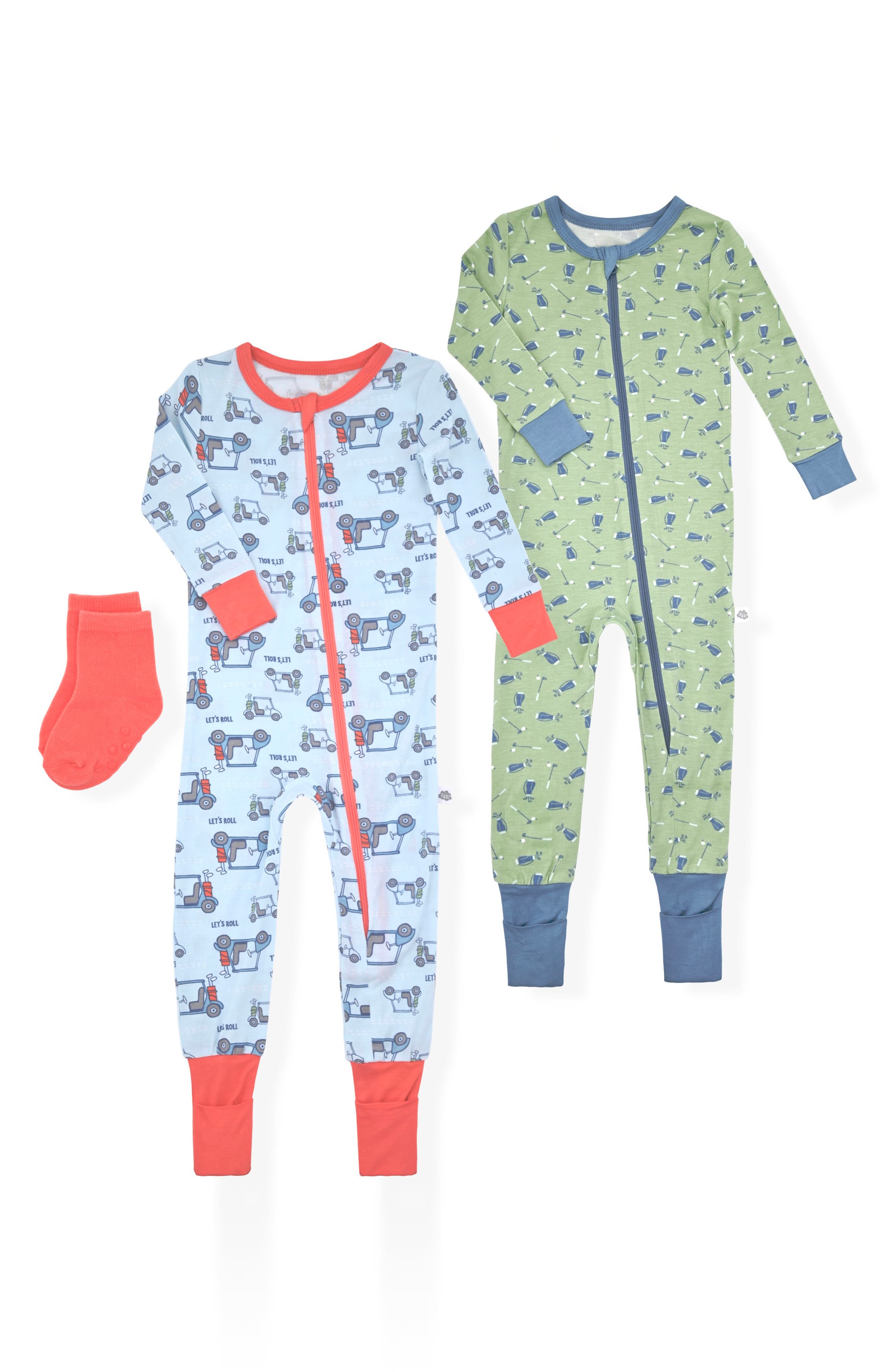 Assorted 2-Pack Pajamas & Socks Set