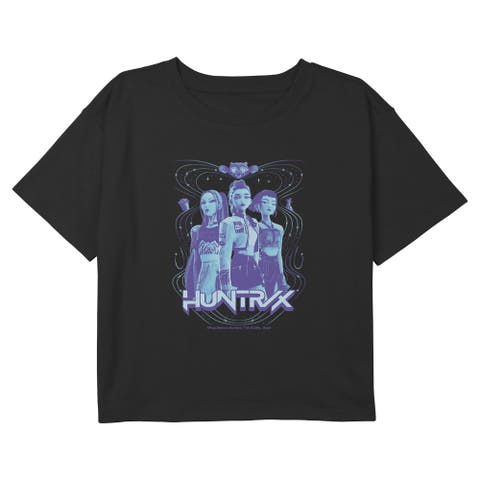 Girl's KPop Demon Hunters Huntrix Girls Honmoon  Graphic T-Shirt