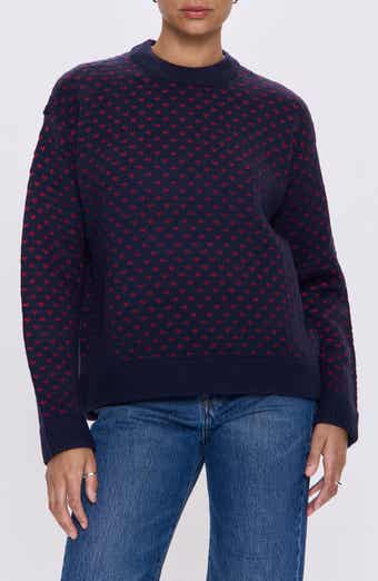 Pistola Hanna Heart Jacquard Crewneck Sweater