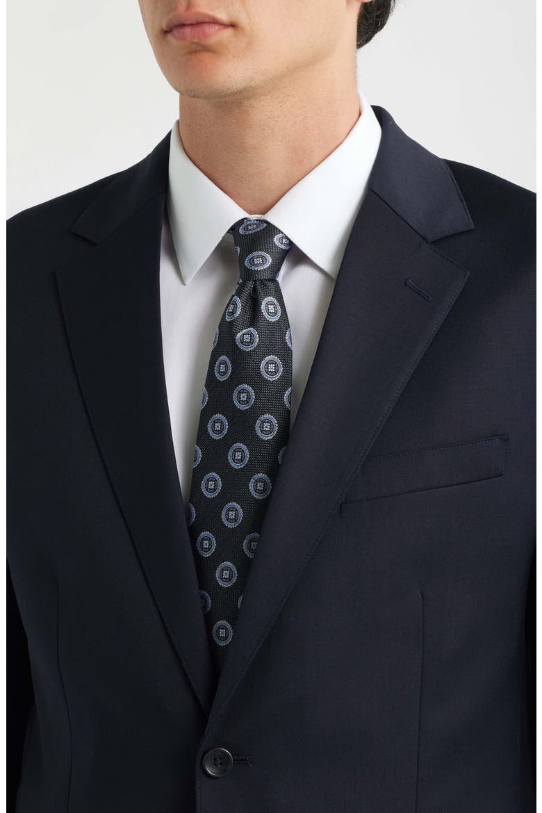 Jetsetter Standard Fit Navy Stretch Wool Suit Jacket, Alternate, color, NAVY