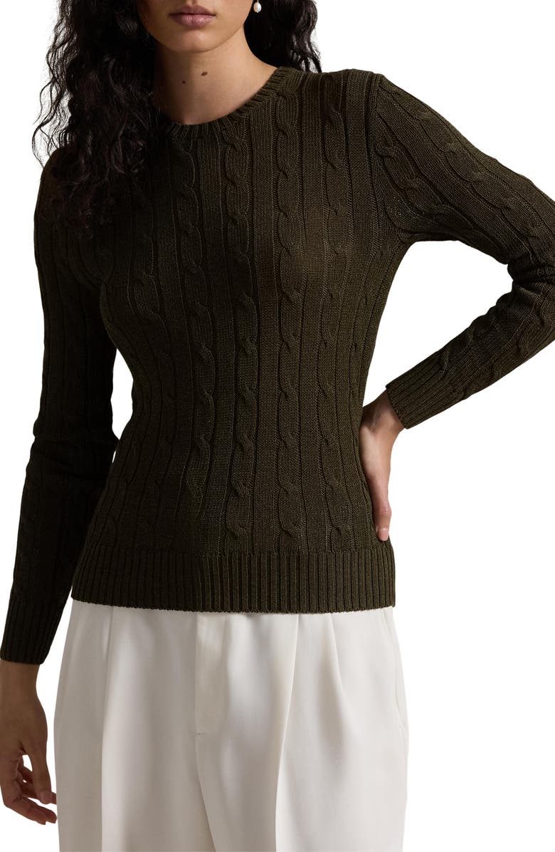 Polo Ralph Lauren Cable Stitch Sweater, Main, color,