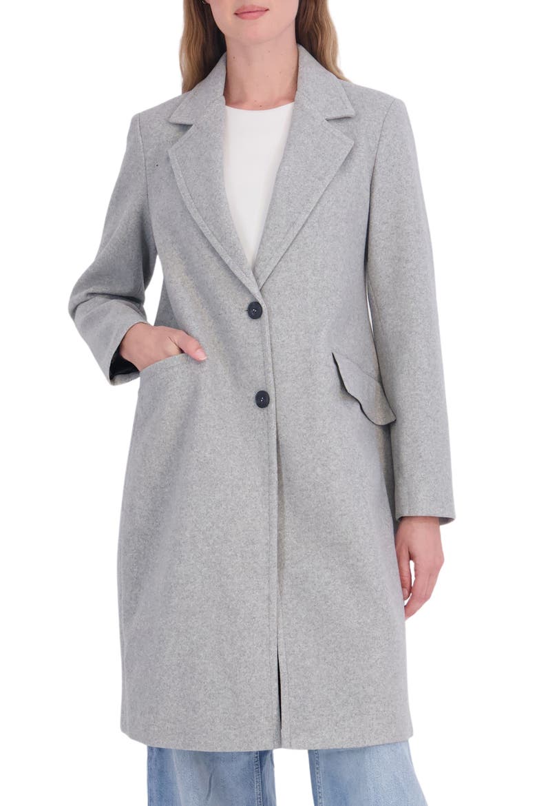 Faux Wool Walking Coat, Alternate, color, LIGHT GREY
