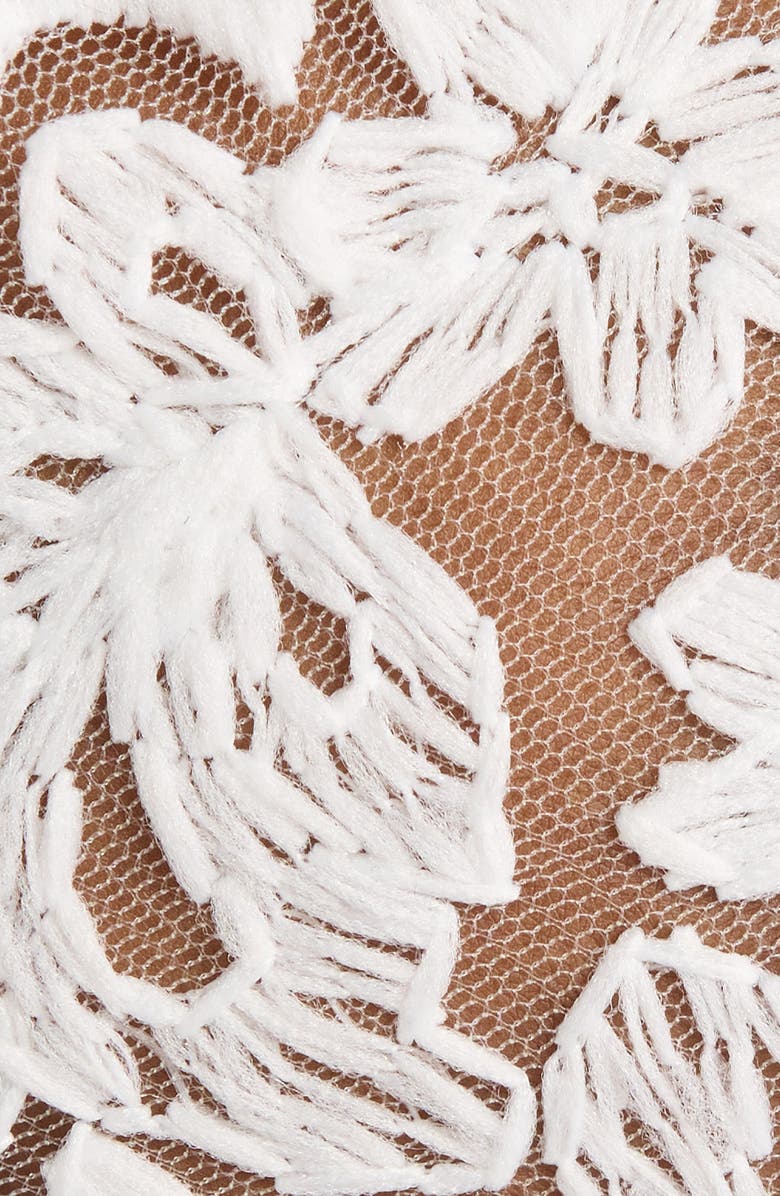 KILO BRAVA Triangle Lace Bralette, Alternate, color, White