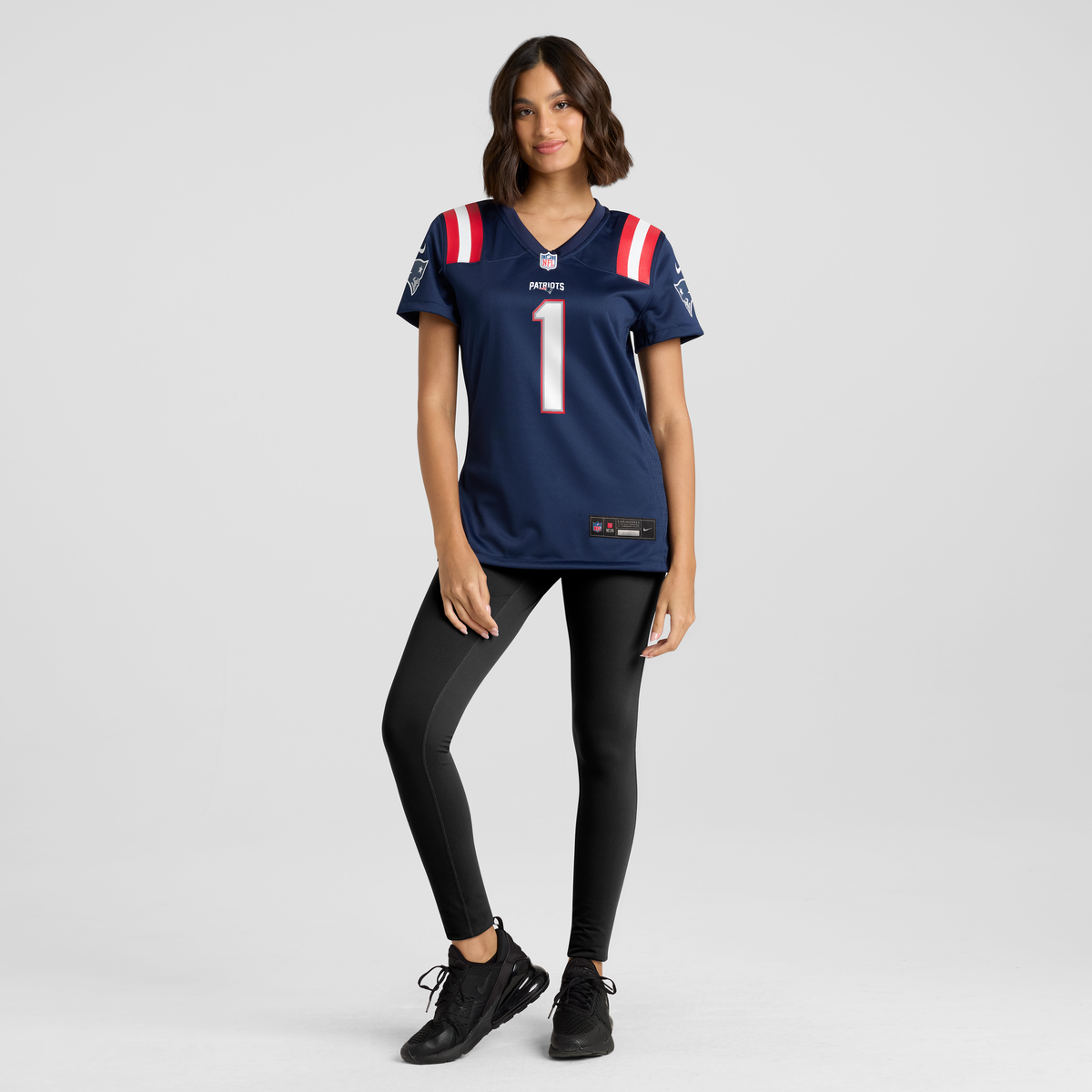 Nike Women's Nike A.J. Brown Navy New England Patriots Game Jersey ...