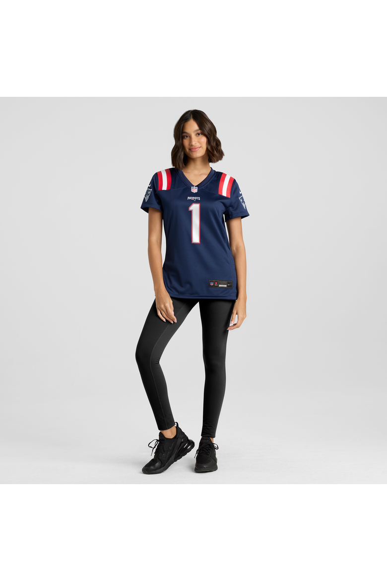 Women's Nike A.J. Brown Navy New England Patriots Game Jersey, Alternate, color, Navy