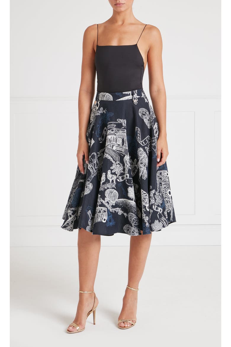 Anniversary Skirt, Alternate, color, Twilight