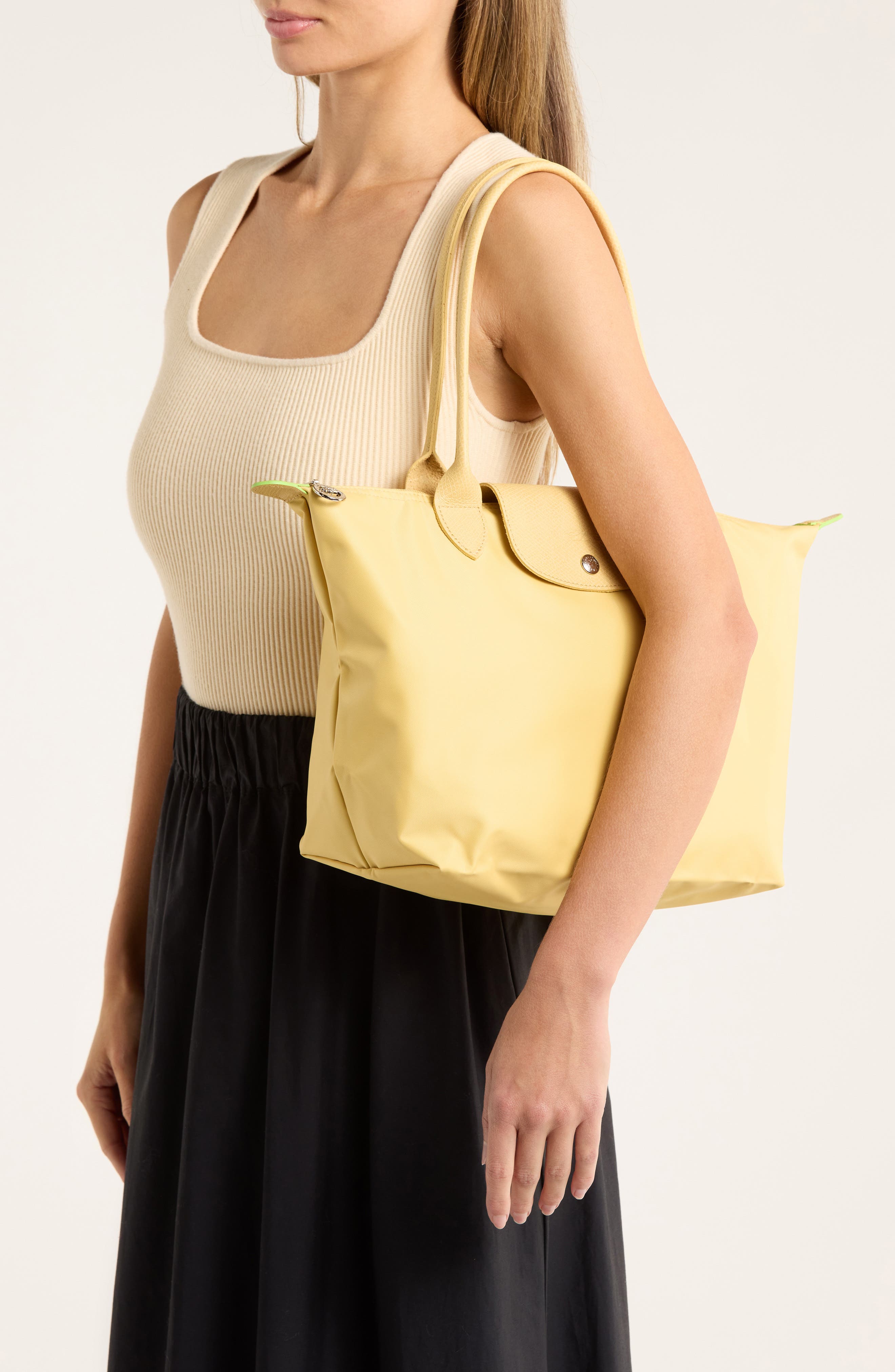 Longchamp Medium Shoulder Tote Bag, Alternate, color, 