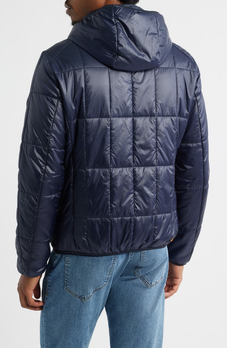 Save The Duck Floyd Water Repellent Puffer Jacket, Alternate, color, Blue Black