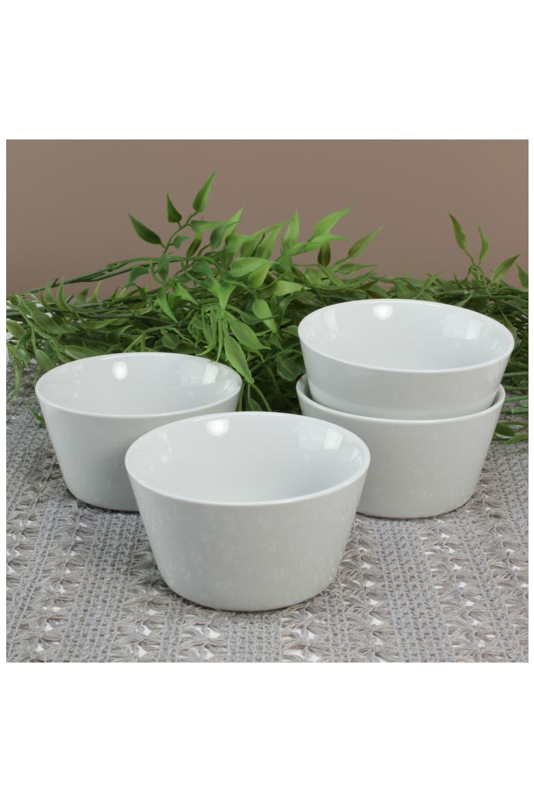 Oslo Set of 4 Soufflé Bowls, Alternate, color, WHITE