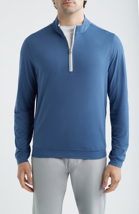 Solid Performance Quarter Zip Pullover