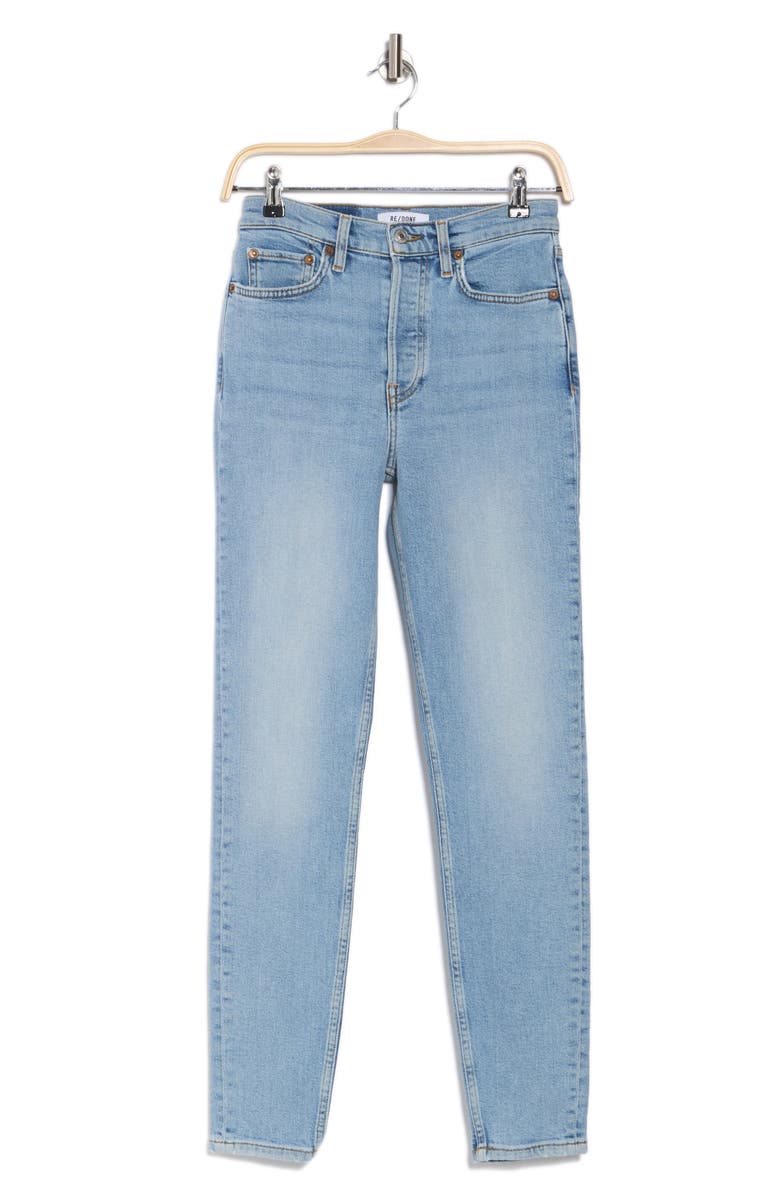 Re/Done High Waist Skinny Jeans, Alternate, color, Mid 90S