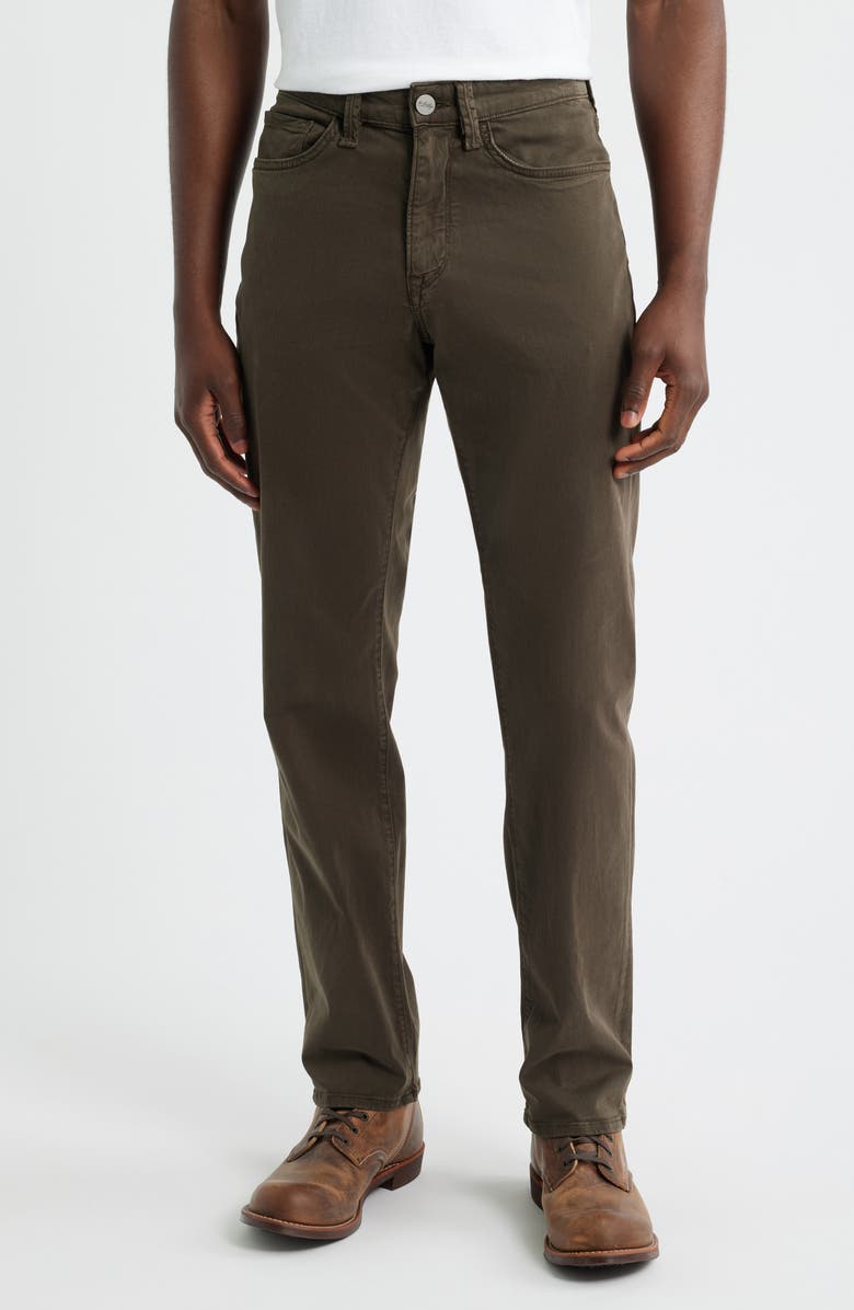 34 Heritage Charisma Relaxed Straight Leg Twill Pants, Main, color, Cactus Green Twill