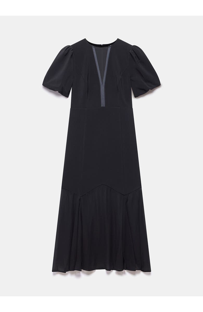 MINT VELVET Puff Sleeve Maxi Dress, Alternate, color, Black