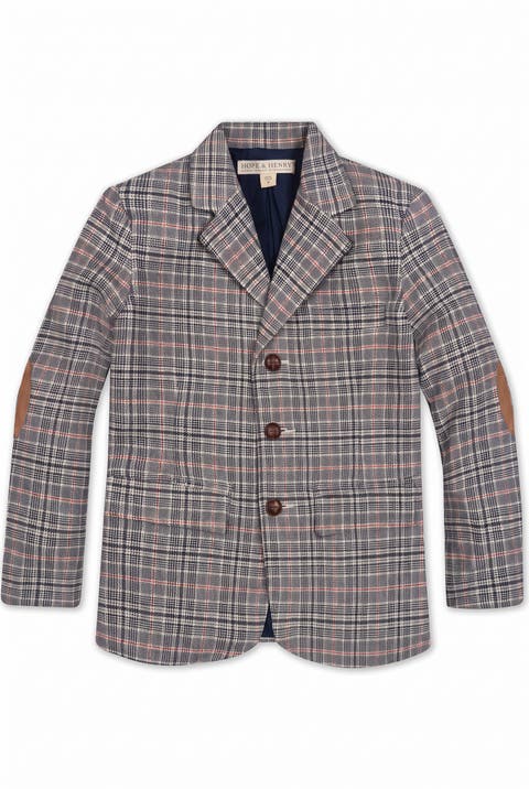 Baby Organic Brushed Cotton Suit Jacket