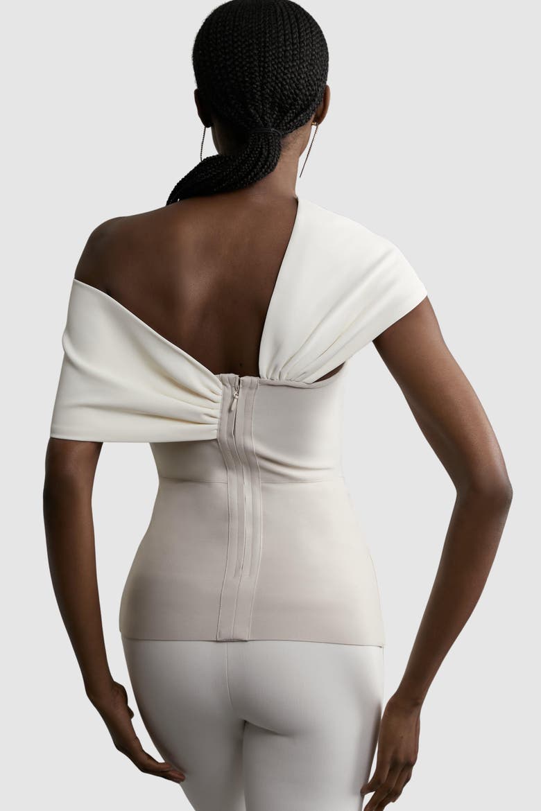 Figure Form Asymmetric Knit Top, Alternate, color, Neutral