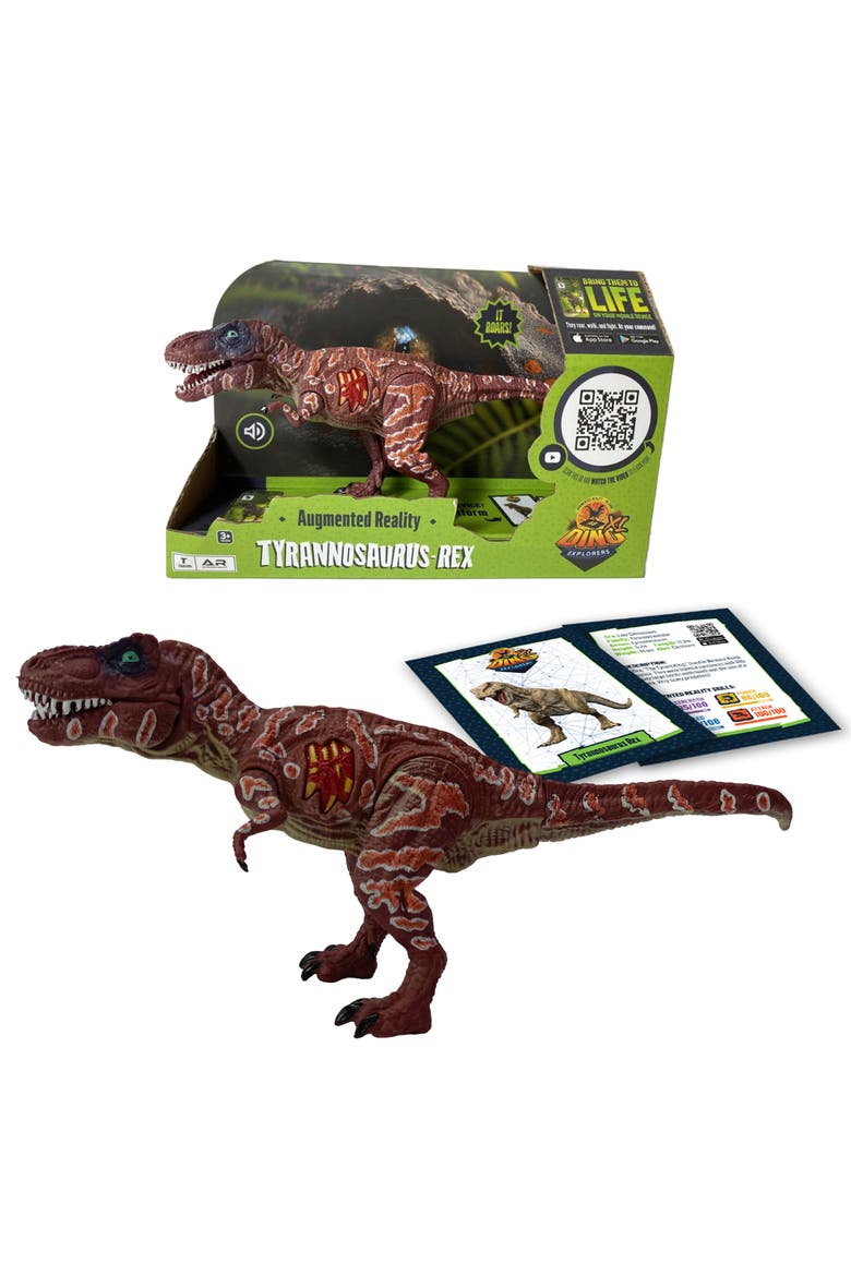 Ar Dinosaur Xl and Brick Combo 10 Inch T Rex Figure and Dig Kit, Alternate, color, Multicolored