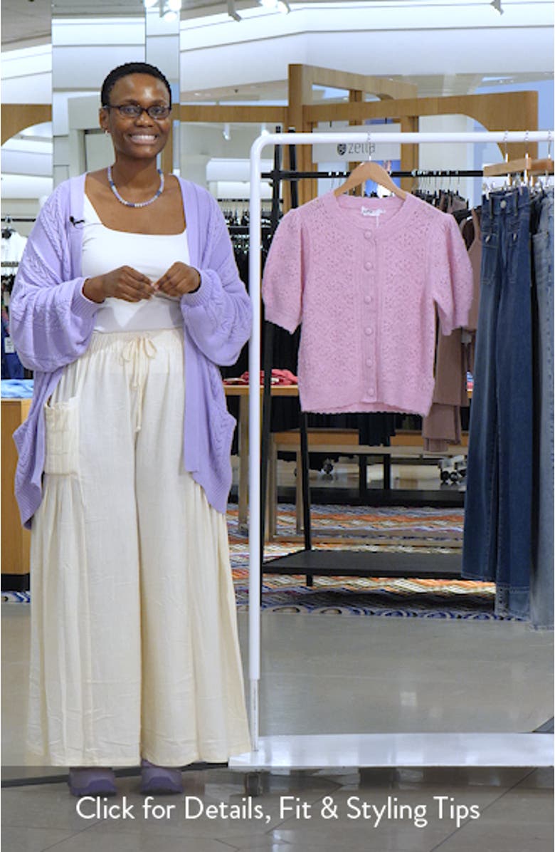 Kaydence Bobble Stitch Cardigan, sales video thumbnail