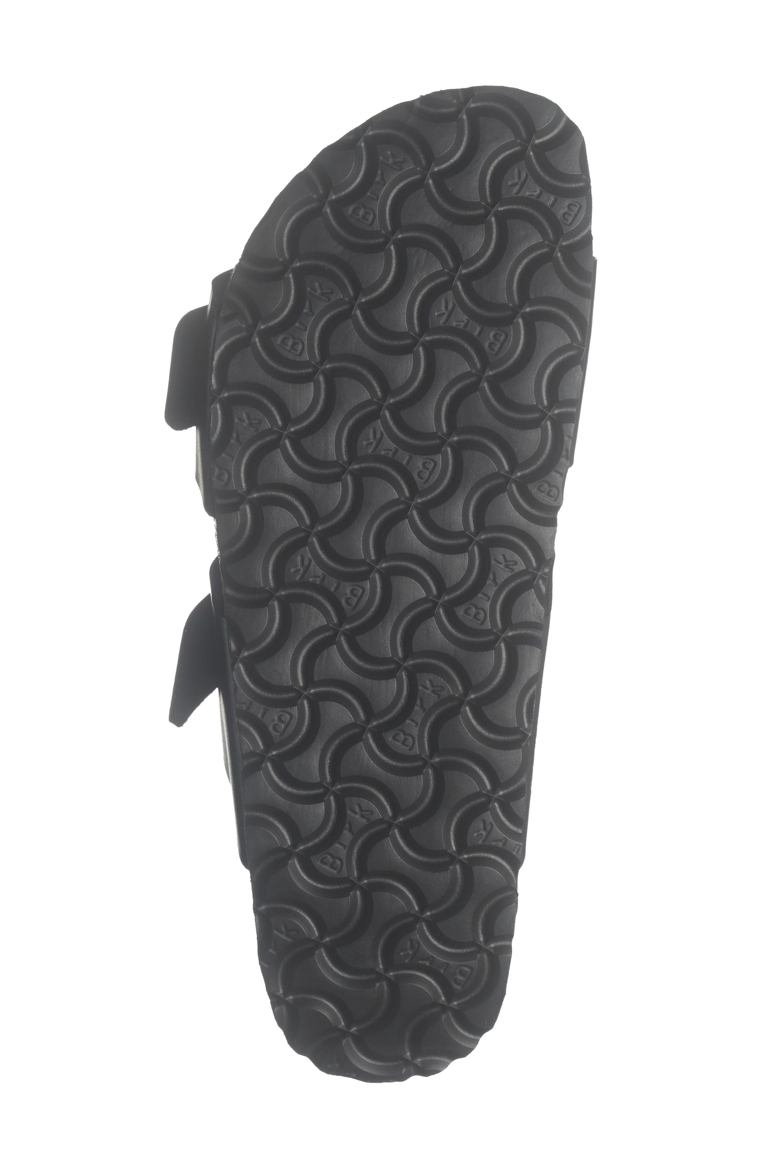 Sydney Luxe Buckle Slide Sandal, Alternate, color, BLACK METALLIC