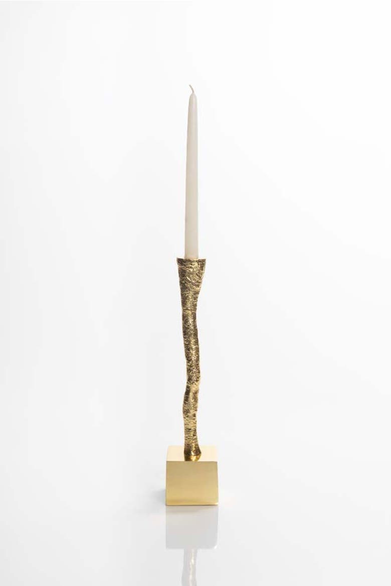 Nest Candle Holder, Main, color, Gold